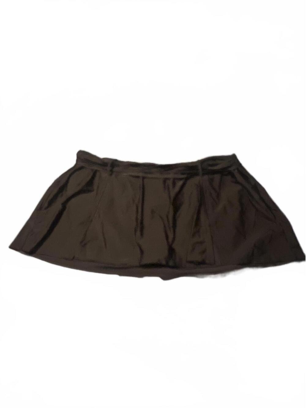 Time and Tru Black Pleated Skirt 2X (20W-22W)